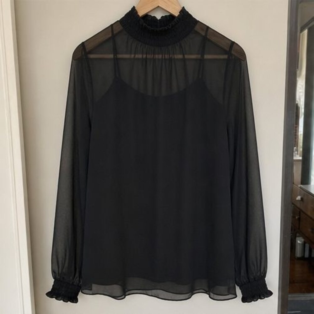 Emerald Button Blouse